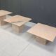 Vintage marble nesting tables or side tables, 1970s