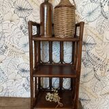 Rattan shelf