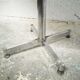 Vintage kitchen table with flap