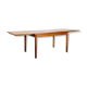 Danish teak meal table 60's with extension cords