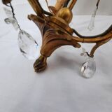 Louis XIV style bronze chandelier with tassels
