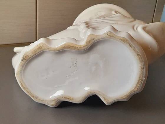 Dolphin-shaped cache pot, 1970