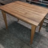 Solid oak side table