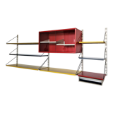 Dutch Wall Unit in Metal by Tjerk Rijenga for Pilastro, 1960s