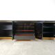 Brass and lacquer sideboard by Jean Claude Mahey, 1970s