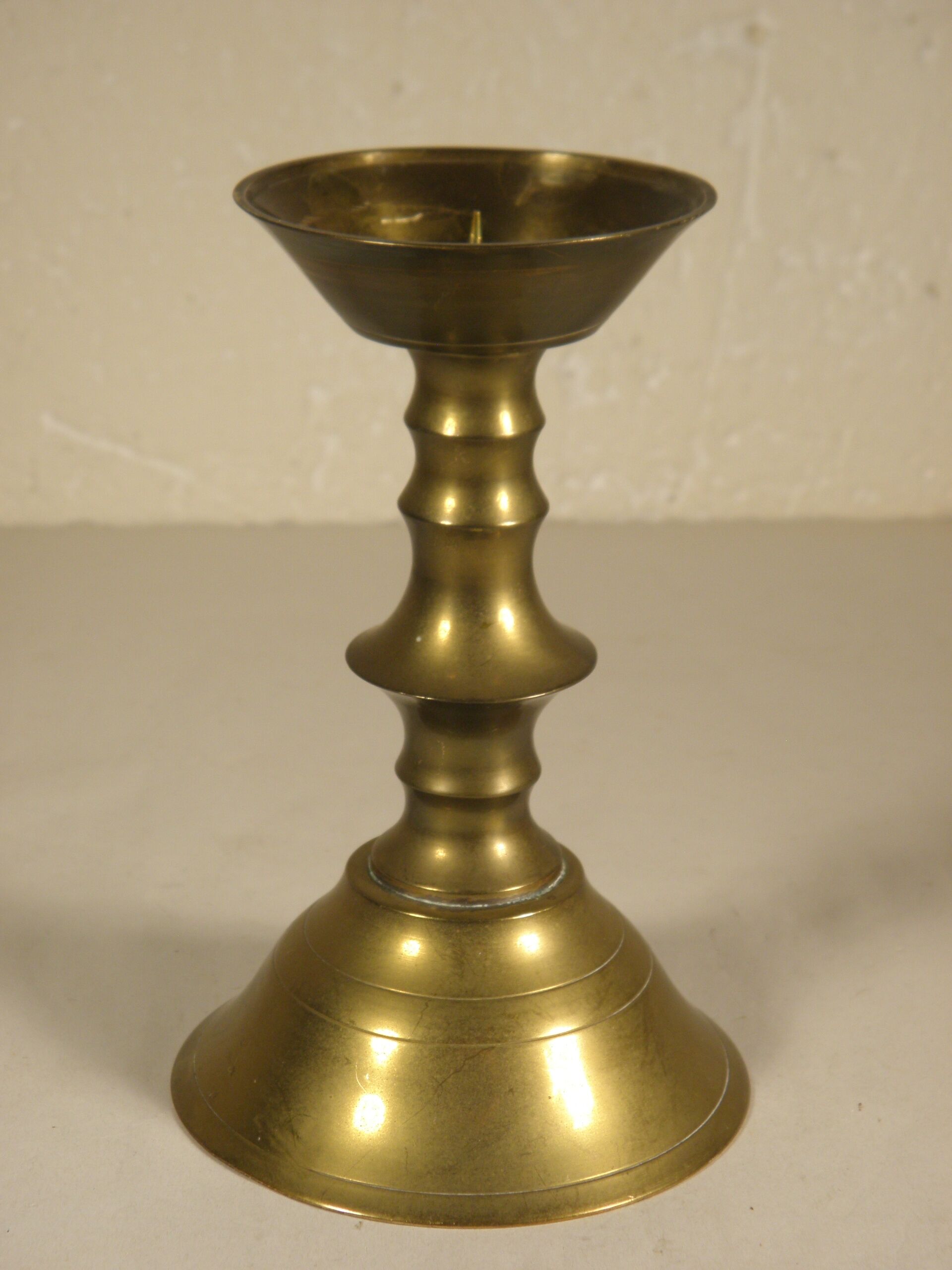Brass candle holder 15 cm
