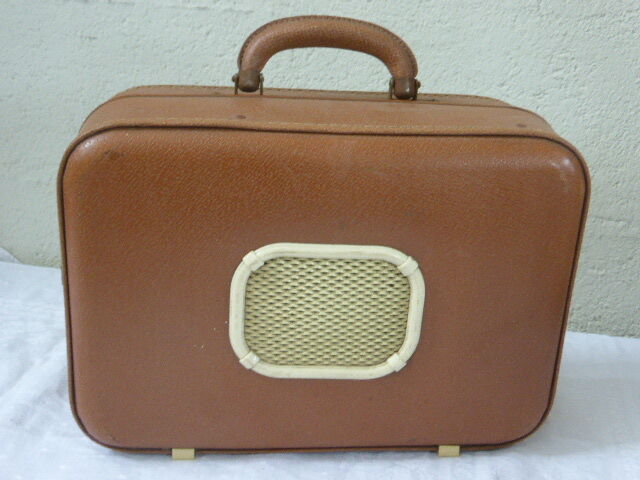 Portable record player Teppaz Presence vintage 1955