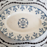 Oval serving dish in Gien earthenware