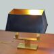 Lampe de table en bronze doré moderniste