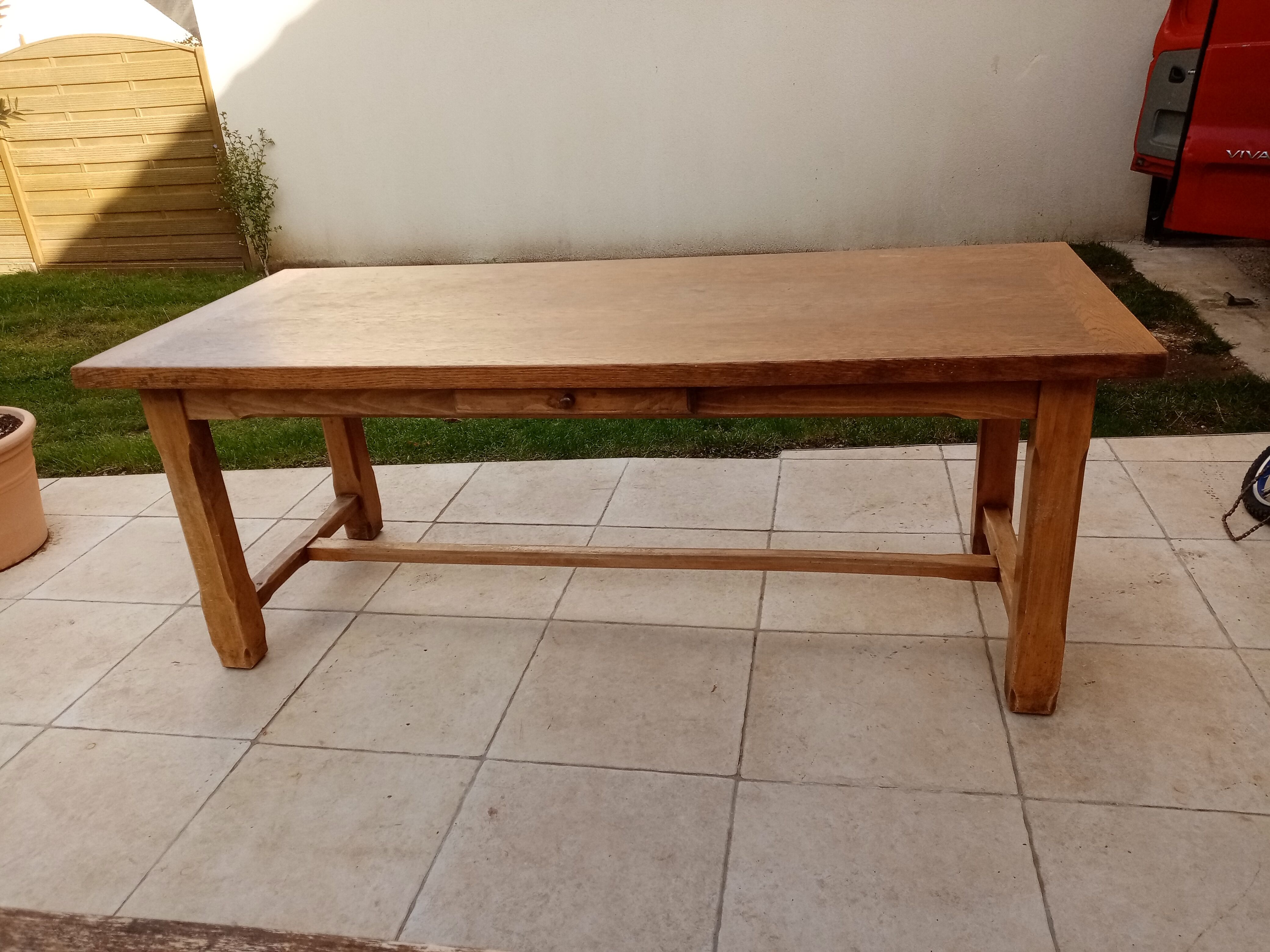Old oak farmhouse table