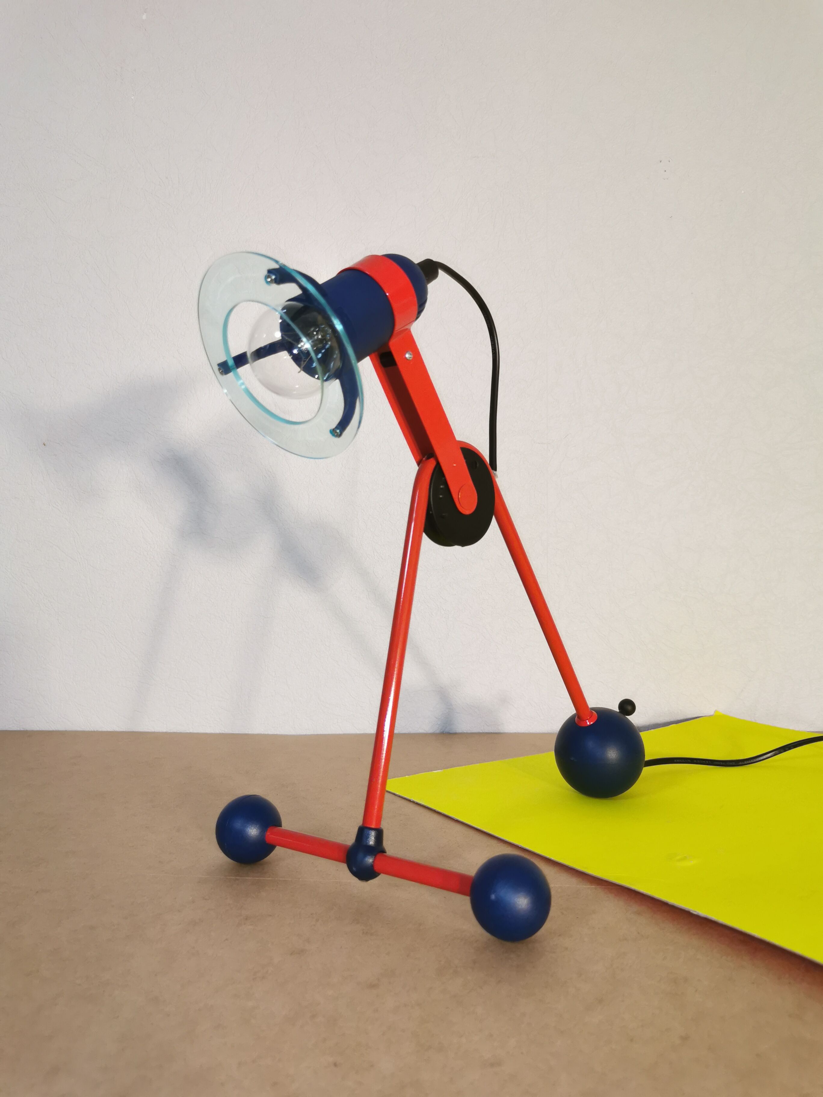 Lampe orientable postmoderne, 1980