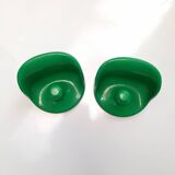 2 green Olaf von Bohr coat hooks for Kartell