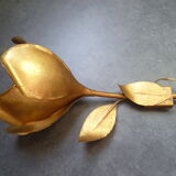 Wall lamp flower brass hang vintage