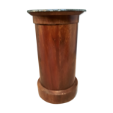 Circular mahogany selette