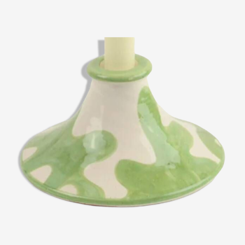 Small Candle Holder - light green
