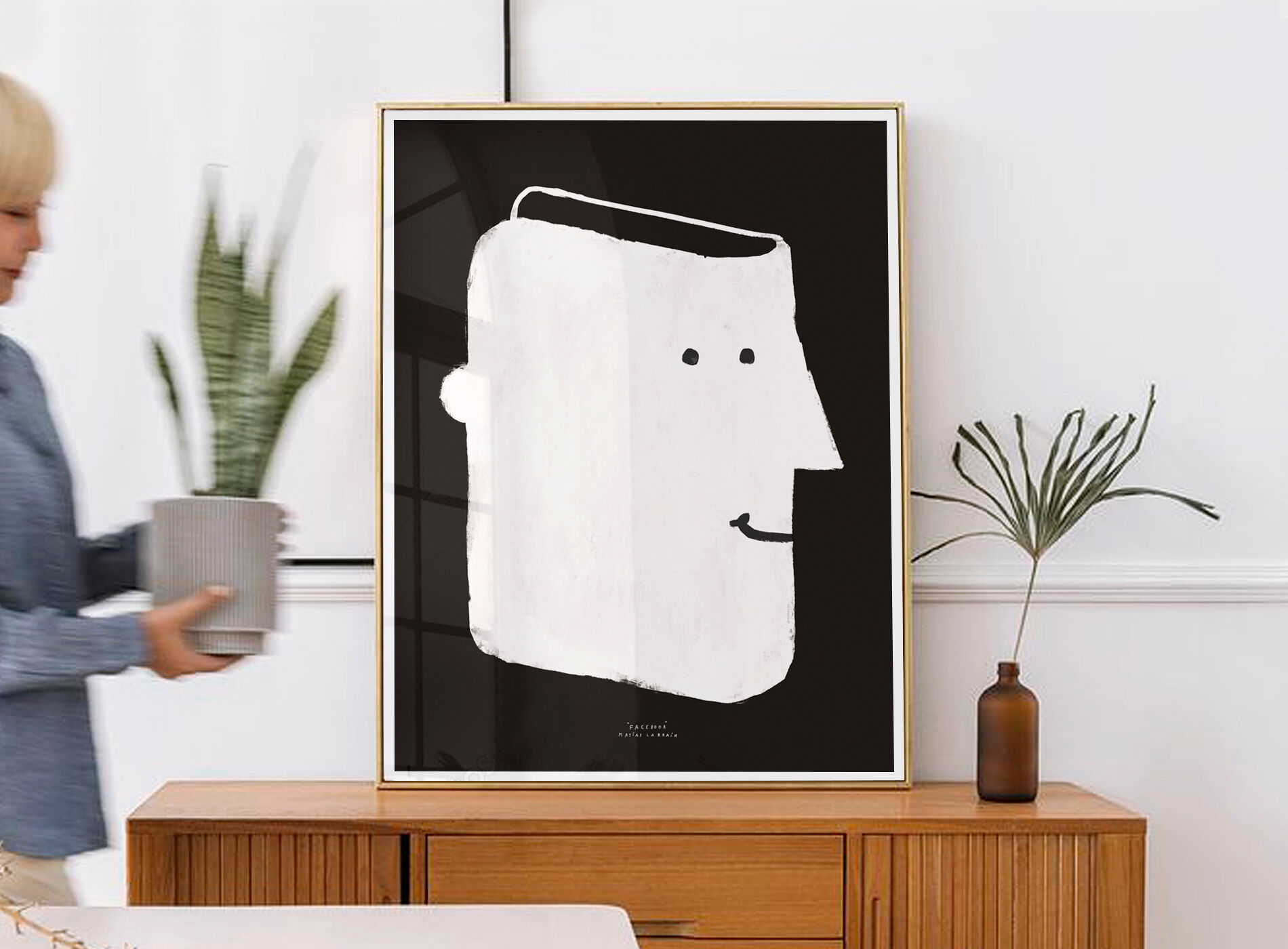 Facebook book wall poster 50cm*70cm