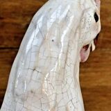 Terracotta hen Bavent XIX sulphide eyes