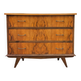 Commode en palissandre avec pieds compas