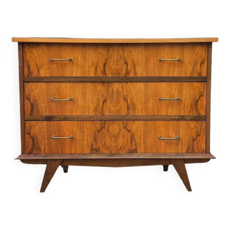 Rosewood chest with compass feet