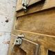 Old wooden refrigerator