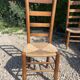 Set de4 chaises paillées