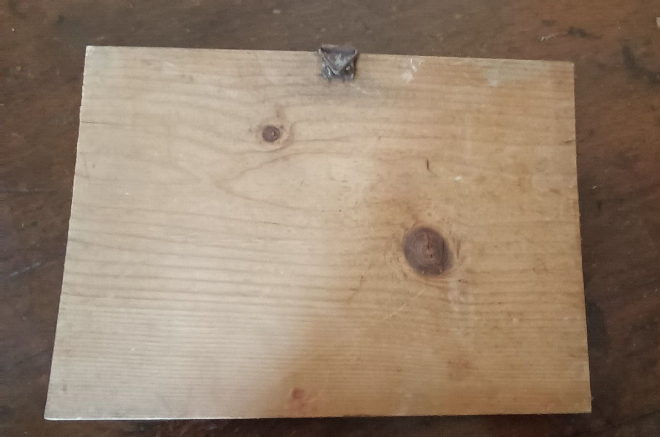 Peinture à l'huile sur panneau paysage de montagne fin 1800