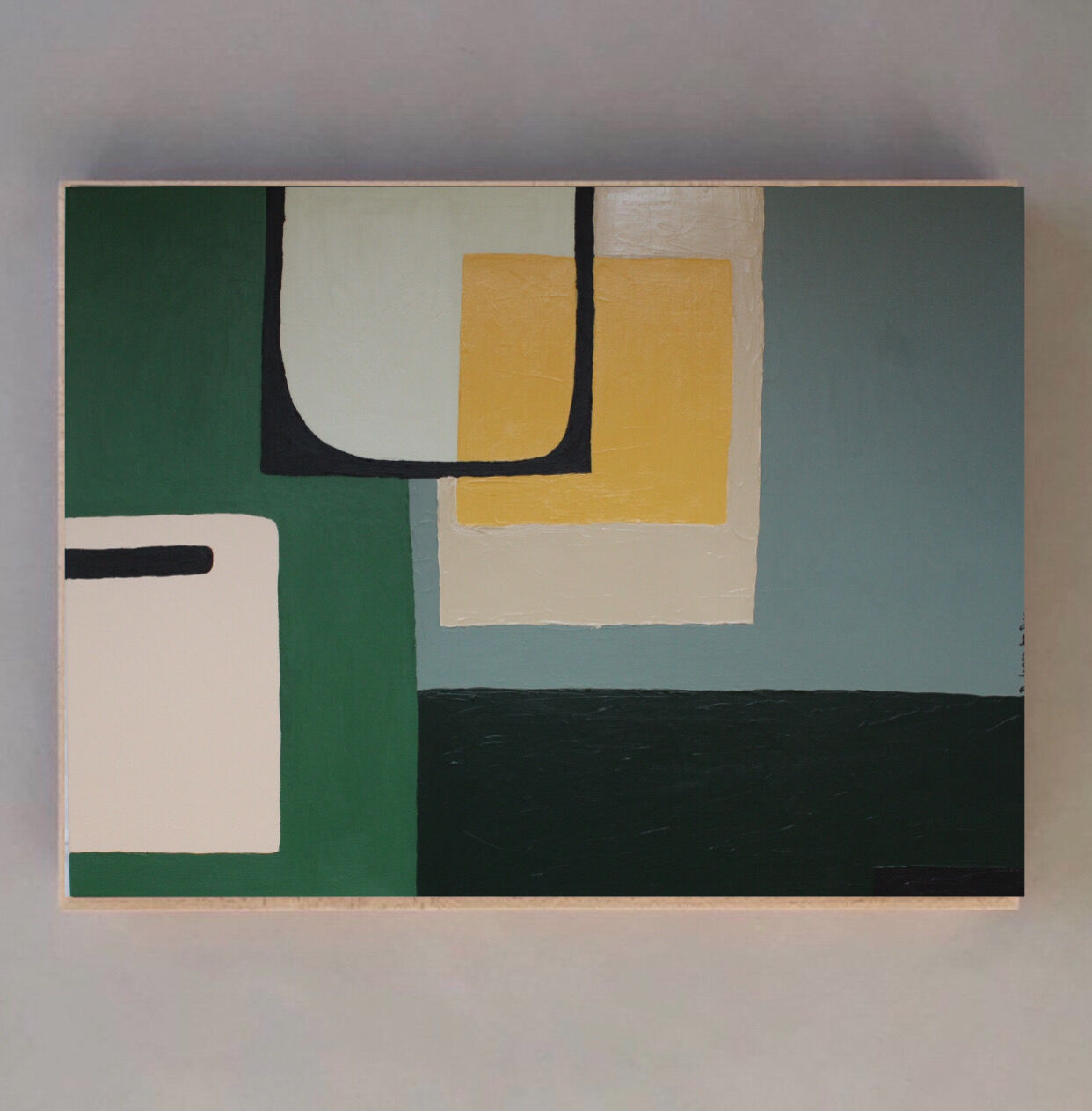 Acrylic painting "freshness" 80x60 cm by B.Bodasca