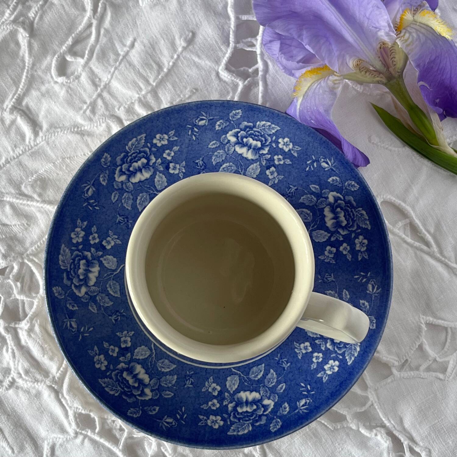 6 tasses à café en porcelaine anglaise