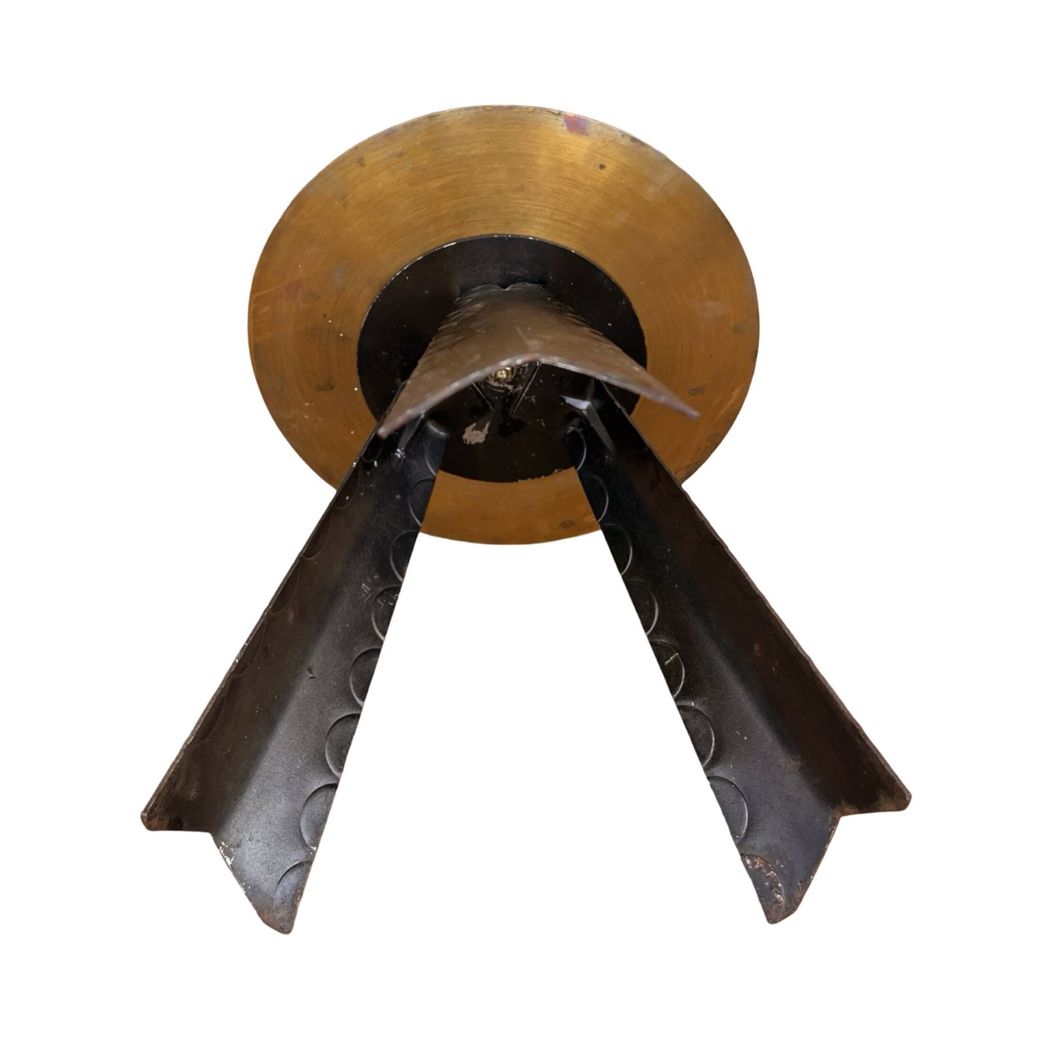 Large modernist candlestick for a large candle, Germany, 1970s.