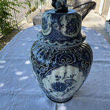 Delftware vase by Boch Royal Sphinx
