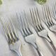 6 vintage stainless steel forks vlm italia