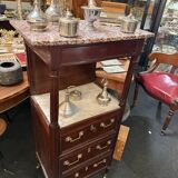 Mahogany barber's dresser