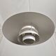 PH5 white pendant model by Poul Henningsen for Louis Poulsen, Denmark 1960
