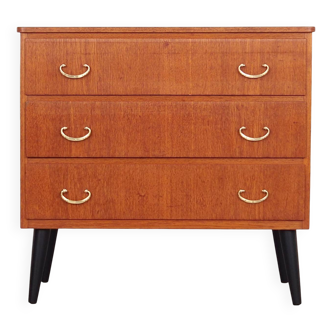 Commode en teck, design suédois, années 1970, fabrication : Suède