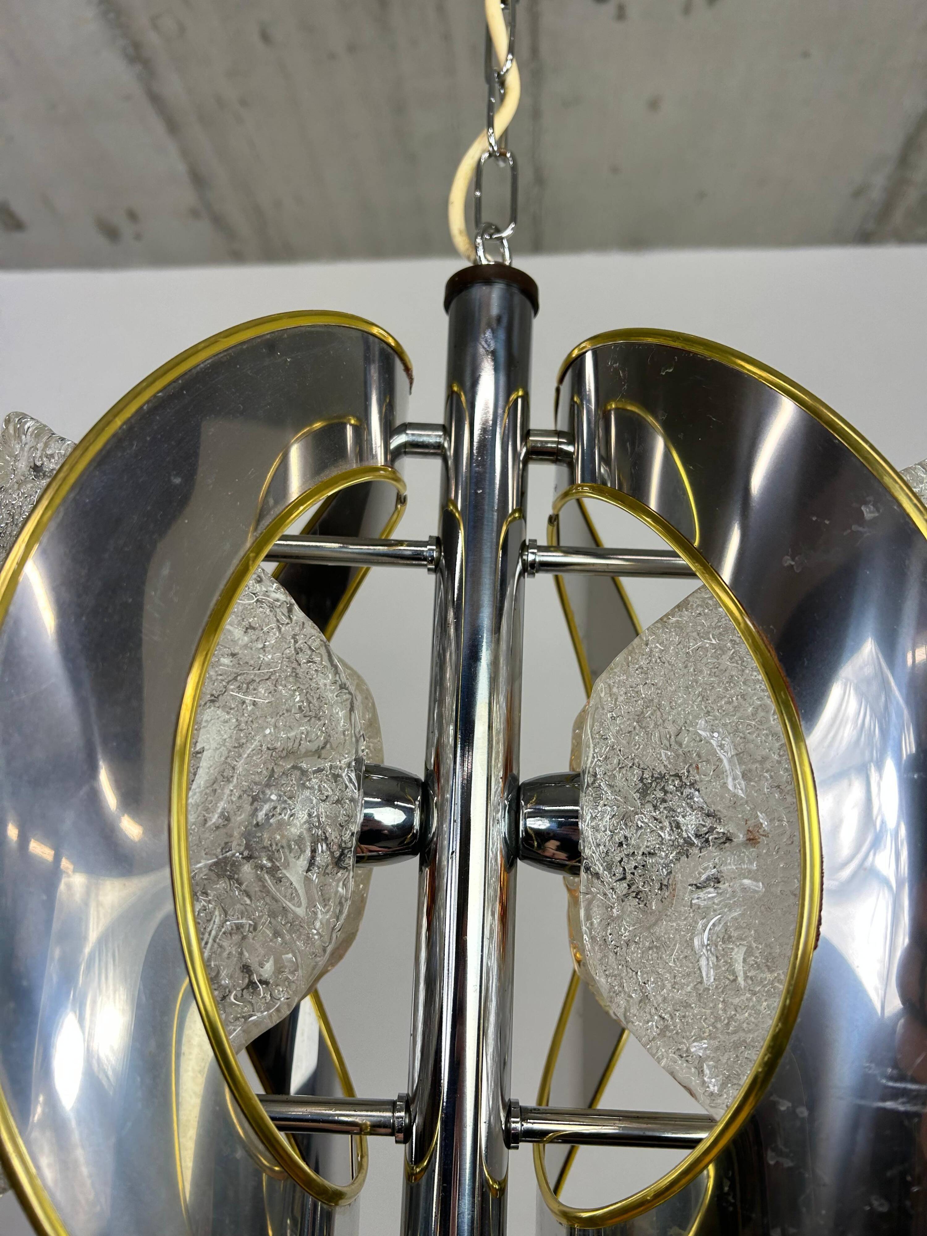 Modern mid-century pendant lamp by Toni Zuccheri for VeArt