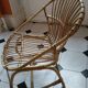Rattan armchair