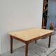 Old rustic farm table 2 drawers 1900s - 1m62