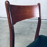 Mid-Century Scandinavian Modern Teak Dining Chairs, Set of 4