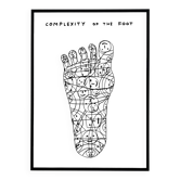 David Shrigley, La complexité du pied, 2020