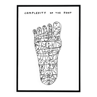 David Shrigley, Complexity of the Foot, 2020