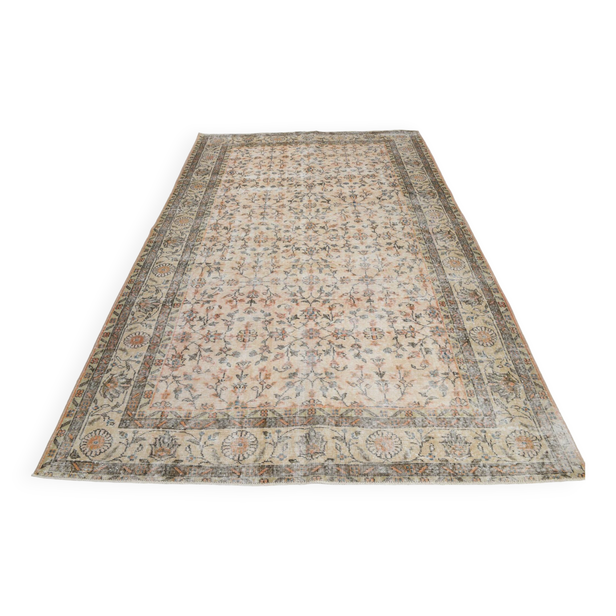 7x10 Classic Vintage Persian Rug, 204x305Cm