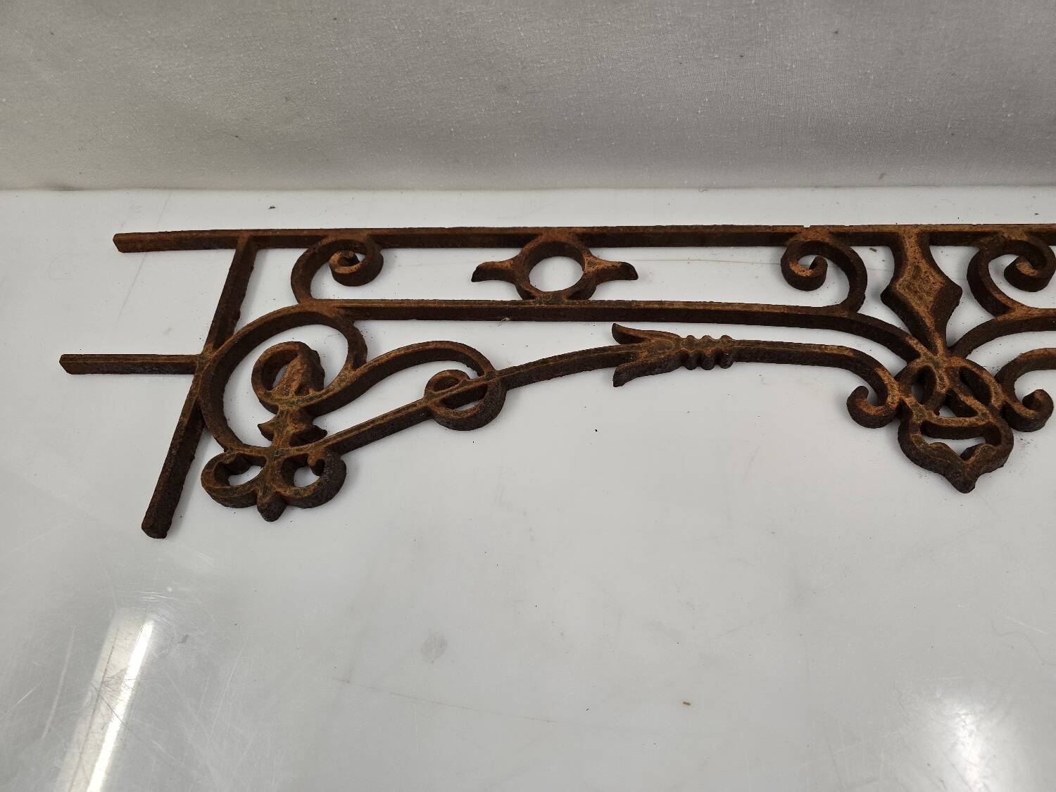 Cast iron balcony box
