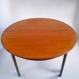 Vintage round teak table from the 60s