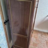 Secretary Louis XVI lacquered mahogany and marble