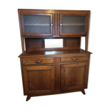 Oak sideboard kitchen glass doors