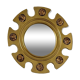 Mirror sun gilded wood 1960