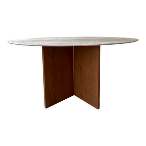 Table à manger en travertin