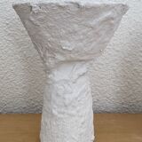 Set of 3 white vases