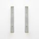 Pair of Art Decò Style Brass and Textured Murano Glass Sconces