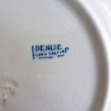 Flat plate, Longchamp in ironstone, model Denise 221253.